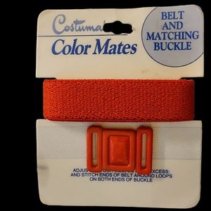 Vintage Belt & Matching Buckle Kit Costumakers Color Mates NOS NIP Made in USA